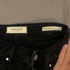 Black High Rise Pacsun Shorts